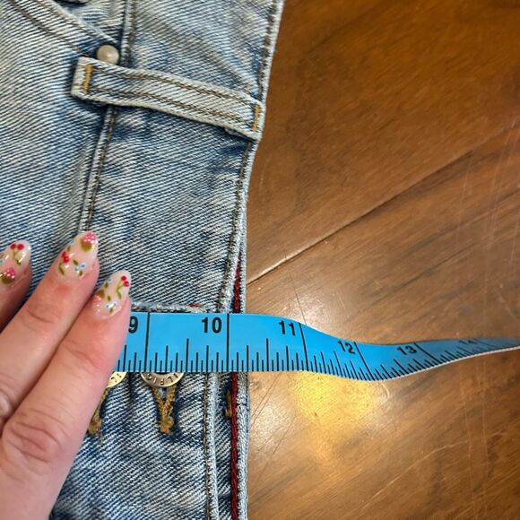 Tommy‎ Hilfiger vintage women's denim jean mom short size 8 double button - Picture 8 of 9